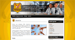 Desktop Screenshot of caudilloseguridad.com